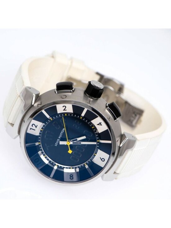 Louis Vuitton Tambour in Black Digital Analog Watch main image 6